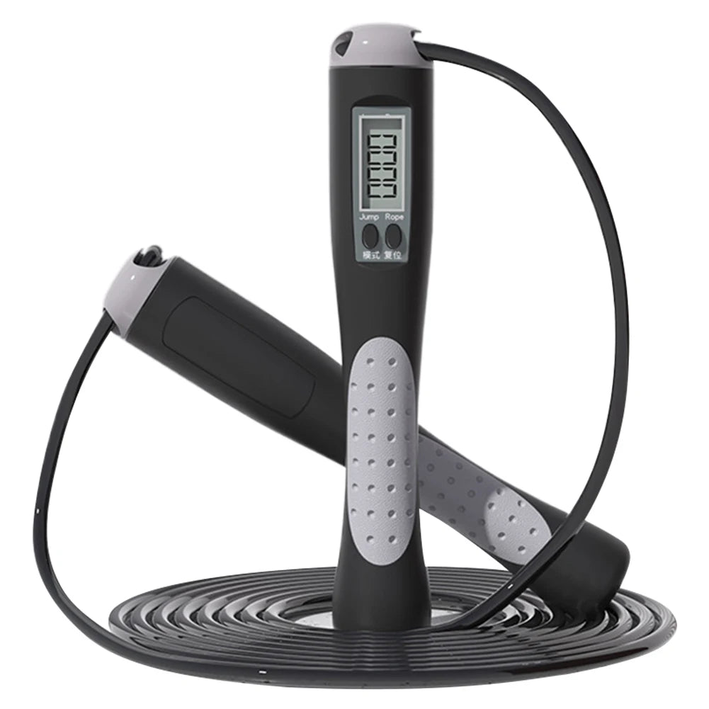 Counting Jump Rope Training Jump Rope Adjustable Digital Jump Rope Skipping Long Jump Rope for Gym Fitness Exercise