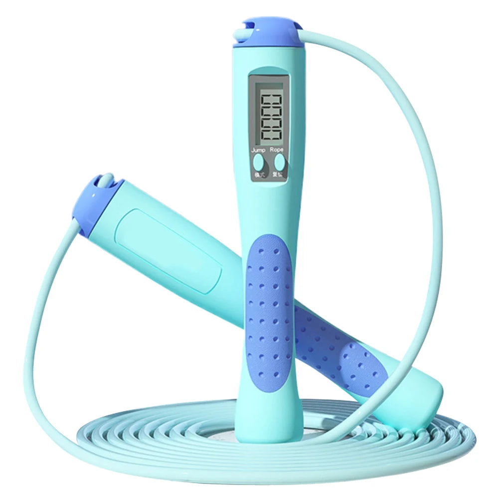 Counting Jump Rope Training Jump Rope Adjustable Digital Jump Rope Skipping Long Jump Rope for Gym Fitness Exercise