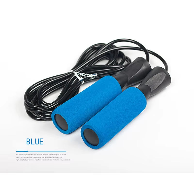Speed Skipping Rope Sports Unisex Student Fitness Jump Rope Plastic Training Jump Rope Bearing Handle Jump Rope PVC Rope